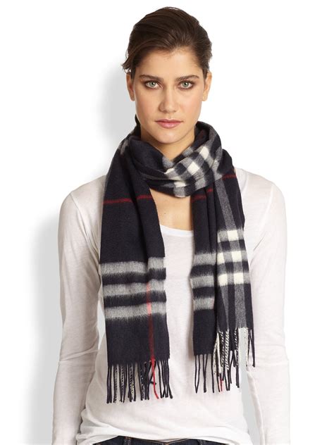 women's burberry check cashmere scarf|authentic burberry cashmere scarf.